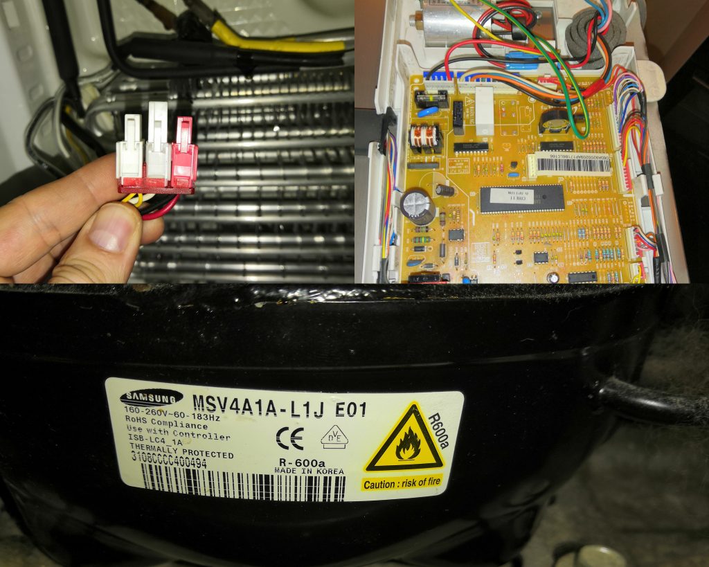  Переделка инверторного компрессора на обычный холодильник Samsung
