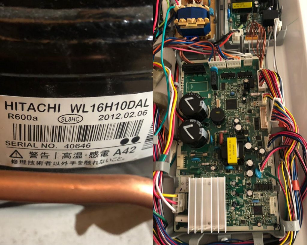Переделка инверторного компрессора на обычный холодильник Hitachi